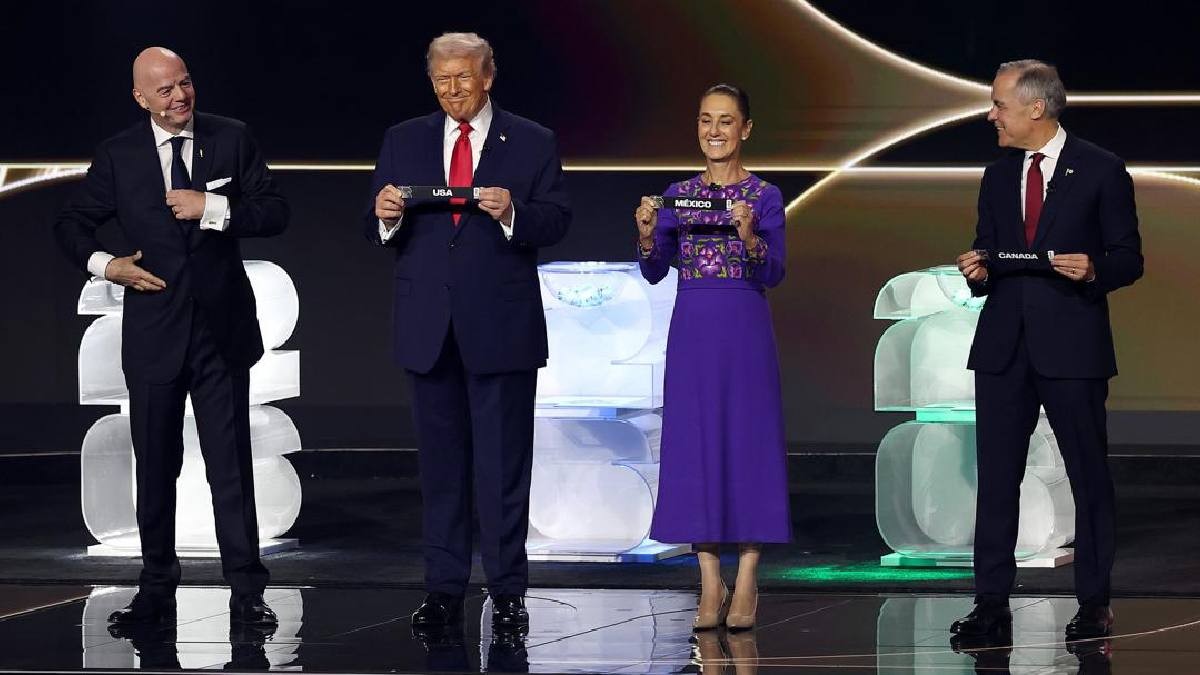 Trump acapara reflectores en el sorteo del Mundial 2026