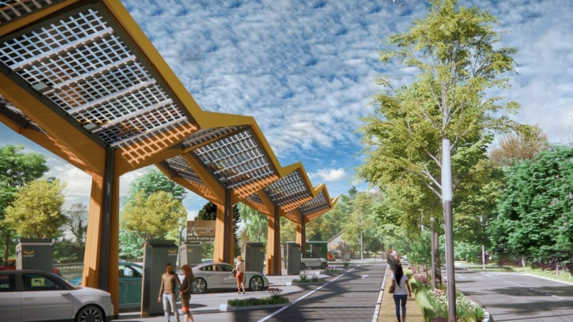 Hace dos años abrían su 1ª estación en España, ahora acaban de abrir el primer área de descanso para coches eléctricos