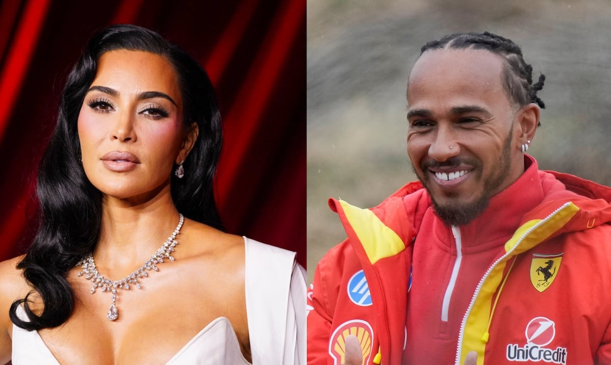 Revuelo por romántica escapada secreta de Kim Kardashian y Lewis Hamilton