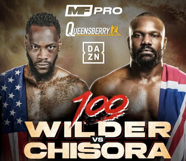 Deontay Wilder ante un reto de ganar a Chisora en Londres