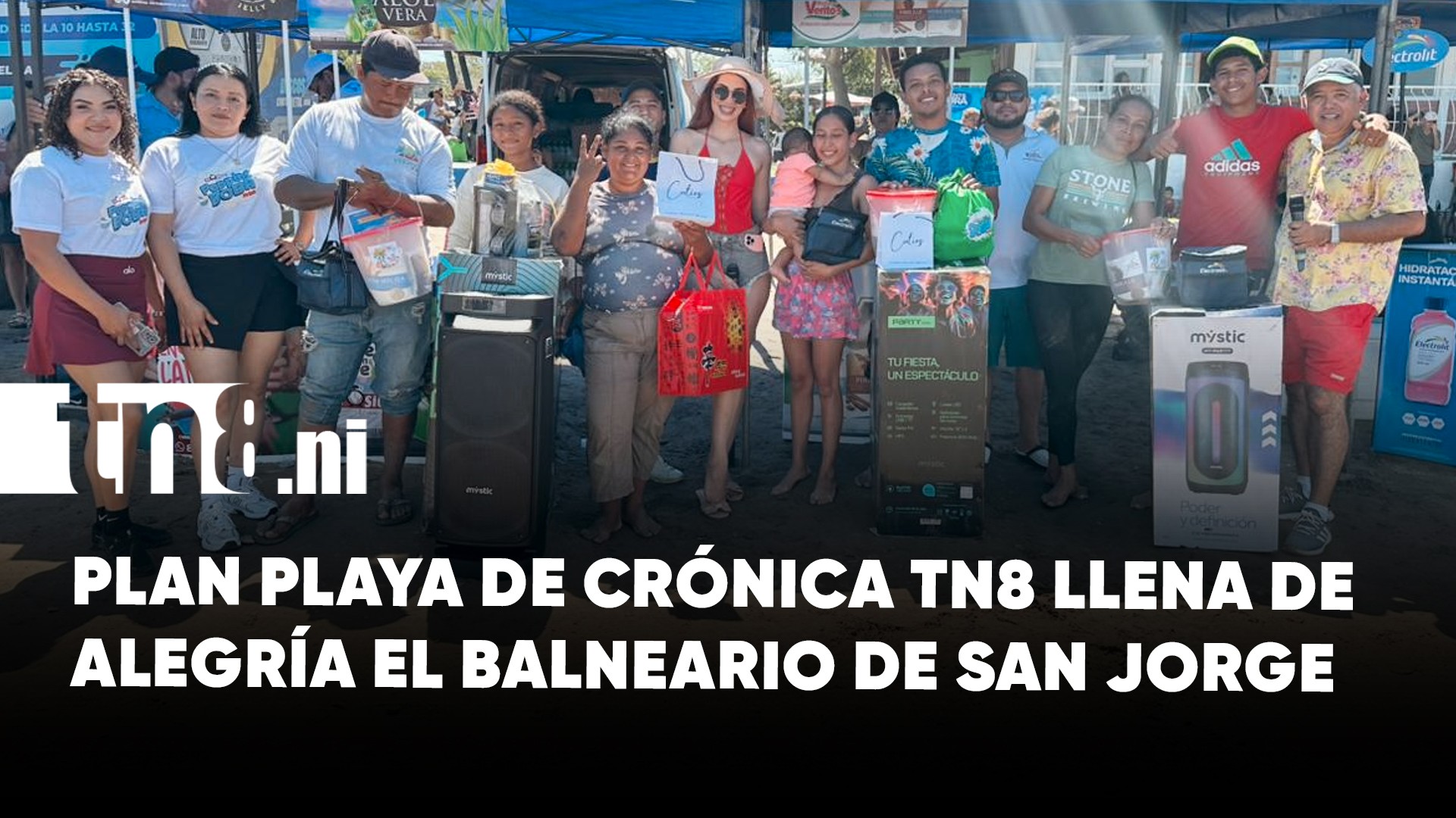 Así se vivió la gira veranera del Plan Playa de Crónica TN8 en San...