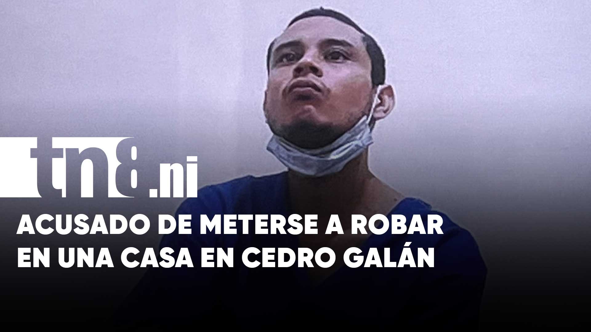 Enfrenta los juzgados de Managua por robar artículos en el interior de una casa