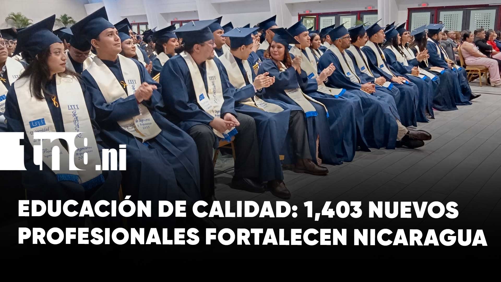 UNI celebra su octogésima graduación con 1,403 nuevos profesionales